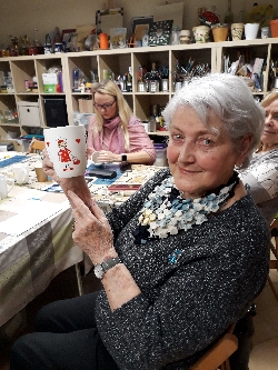 Maľovanie na porcelán - hrnčeky